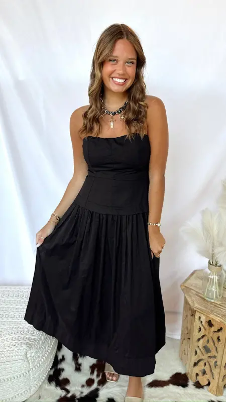 The Saturday Night Dress – Black-7952776429638